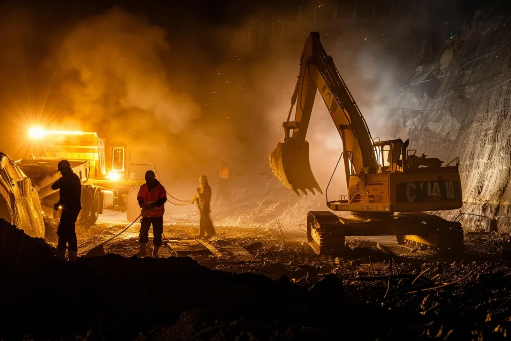 Excavación en proceso